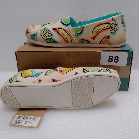 TOMS CLASSIC CORAL PINK CUBA SIZE-6.5 COD/88 - Picture 6 of 12